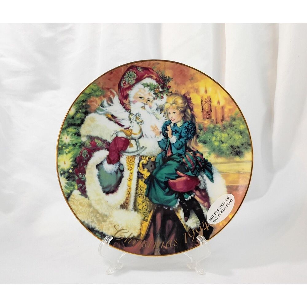 The Wonder of Christmas 1994 Avon Christmas Plate